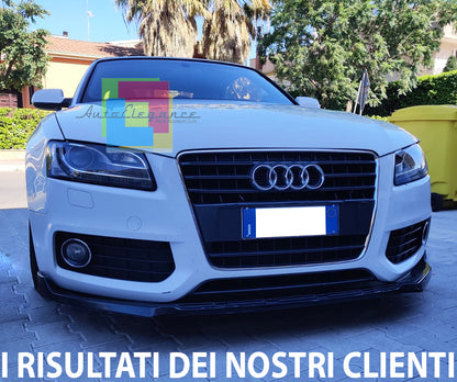 AUDI A5 COUPE SPORTBACK SOTTO PARAURTI ANTERIORE SPOILER ABS NERO SPLITTER AUTOELEGANCERICAMBI