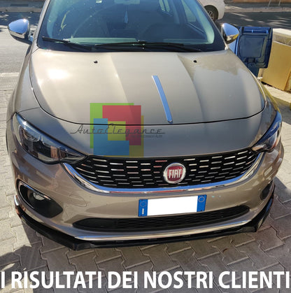 FIAT TIPO 2015+ SPLITTER SOTTO PARAURTI ANTERIORE IN ABS LAMA SPORTIVO NERO
