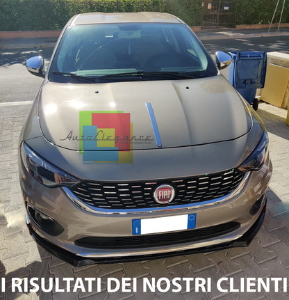 FIAT TIPO 2015+ SPLITTER SOTTO PARAURTI ANTERIORE IN ABS LAMA SPORTIVO NERO