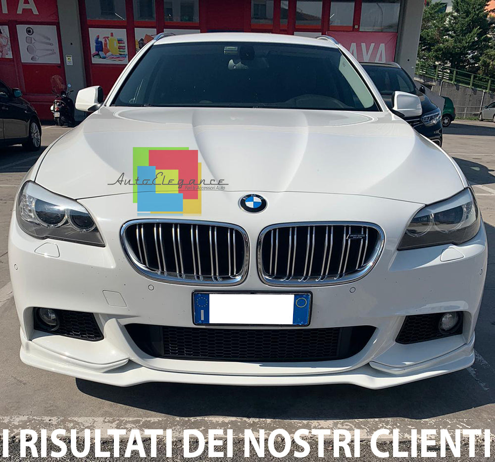 BMW SERIE 5 F10 F11 GRIGLIA ANTERIORE DOPPIA FASCIA M5 CROMATO / SATINATO AUTOELEGANCERICAMBI