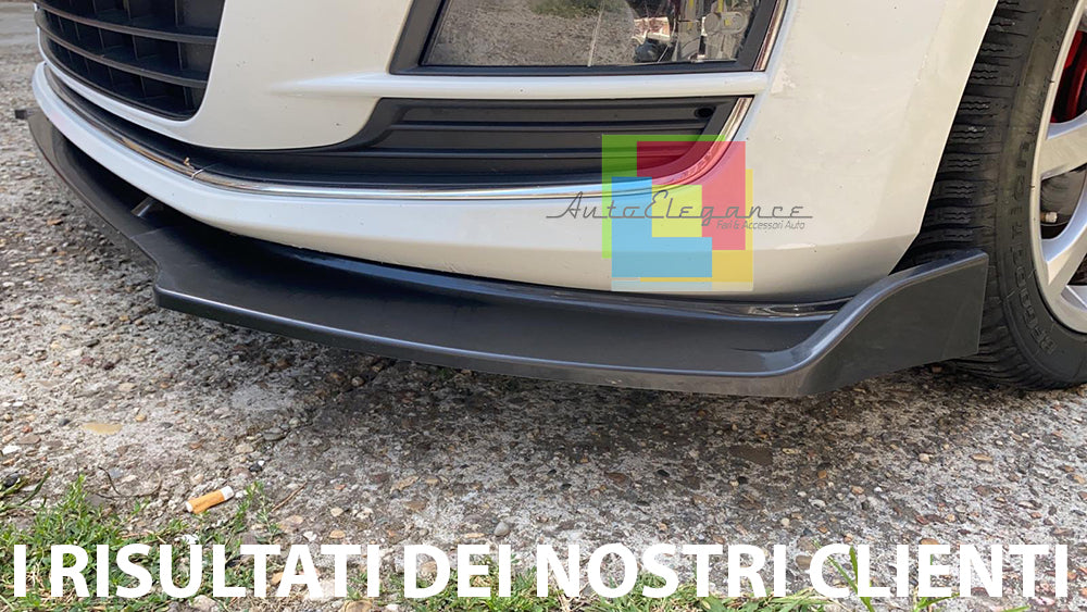 VW GOLF 7.5 & 7 2012-2019 SOTTO PARAURTI ANTERIORE LOOK SPORTIVO ABS NERO