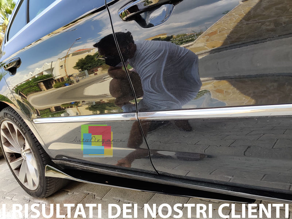 VW PASSAT CC SPOILER SPLITTER UNDER SIDE SKIRTS ABS BLACK