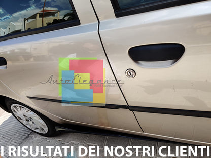 FIAT PUNTO 188 1999-2010 SPOILER SPLITTER SOTTO MINIGONNE ABS NERO