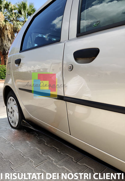 FIAT PUNTO 188 1999-2010 SPOILER SPLITTER SOTTO MINIGONNE ABS NERO