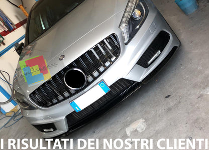 GRIGLIA ANTERIORE NERO LUCIDO - MERCEDES CLASSE A W176 2012-2015 CALANDRA AMG