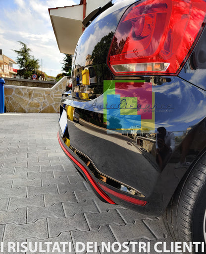 VW POLO 6R 6C GTI PROFILO ROSSO ADESIVO 3M POSTERIORE