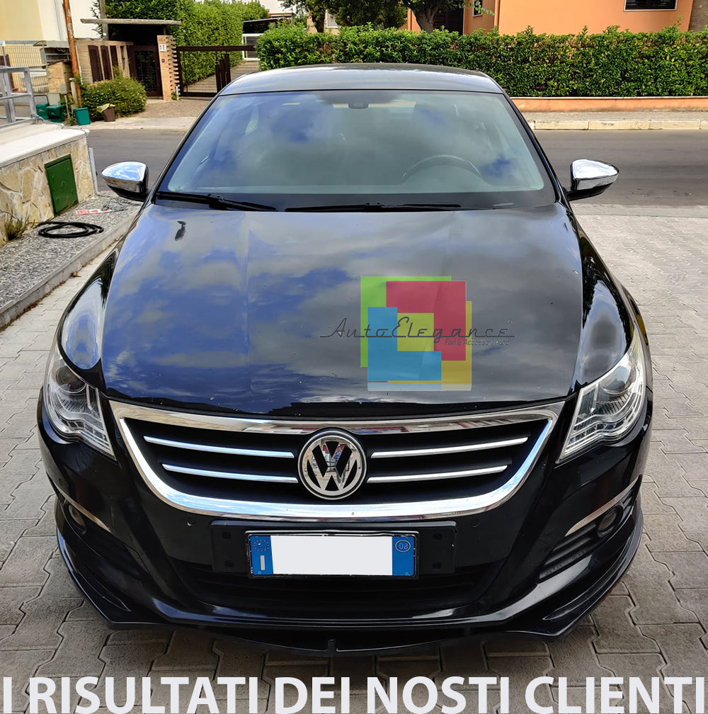 VW PASSAT CC 2008-2012 LAMA SOTTO PARAURTI ANTERIORE ABS NERO SPLITTER