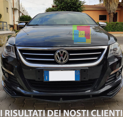 VW PASSAT CC 2008-2012 LAMA SOTTO PARAURTI ANTERIORE ABS NERO SPLITTER