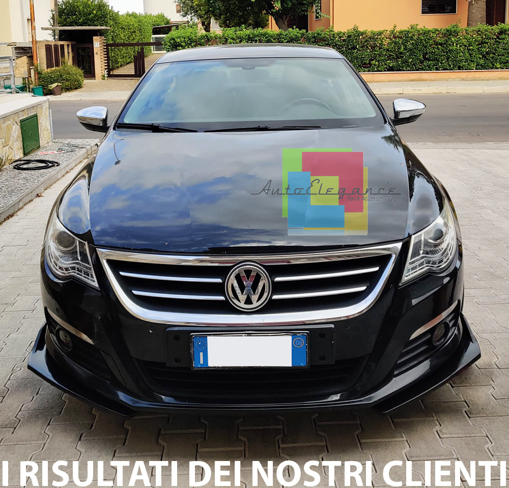 VW PASSAT CC 2008-2012 LABBRO SOTTO PARAURTI ANTERIORE ABS NERO SPLITTER