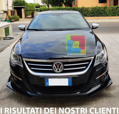 VW PASSAT CC 2008-2012 LABBRO SOTTO PARAURTI ANTERIORE ABS NERO SPLITTER