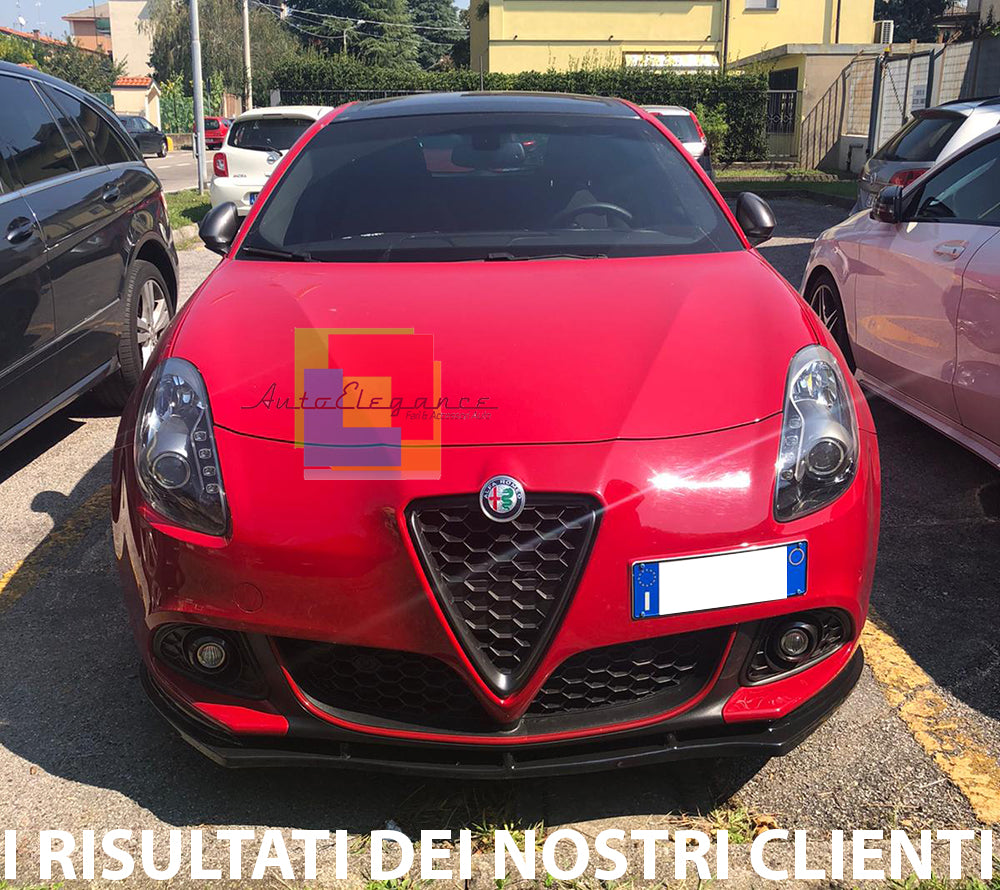 ALFA ROMEO GIULIETTA LIP SPOILER SOTTO PARAURTI ANTERIORE ABS / PLASTIC NERO AUTOELEGANCERICAMBI