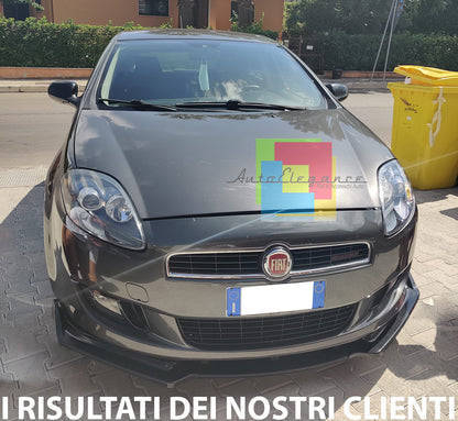 FIAT BRAVO II 2006+ SPLITTER SPOILER SOTTO PARAURTI ANTERIORE ABS NERO