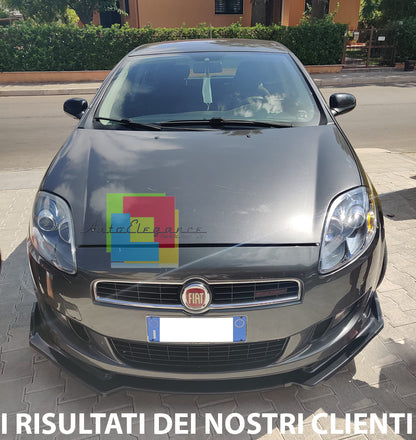 FIAT BRAVO II 2006+ SPLITTER SPOILER SOTTO PARAURTI ANTERIORE ABS NERO