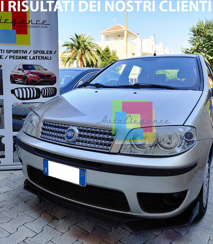 SPLITTER FIAT PUNTO 188 1999-2010 LIP NERO LUCIDO SOTTO PARAURTI ABS