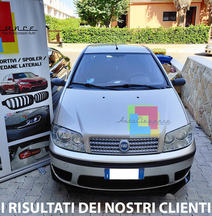 SPLITTER FIAT PUNTO 188 1999-2010 LIP NERO LUCIDO SOTTO PARAURTI ABS