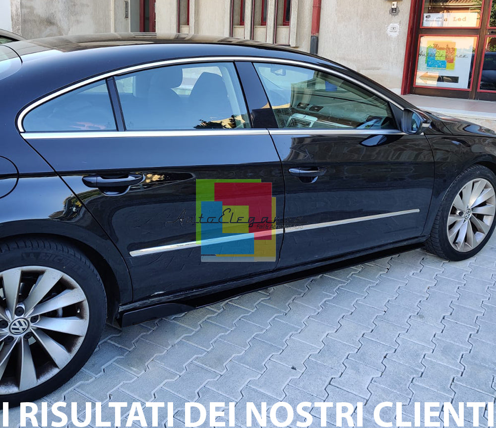 VW PASSAT CC SPLITTER SOTTO MINIGONNE LATERALI SOTTOPORTA SPORTIVI ABS