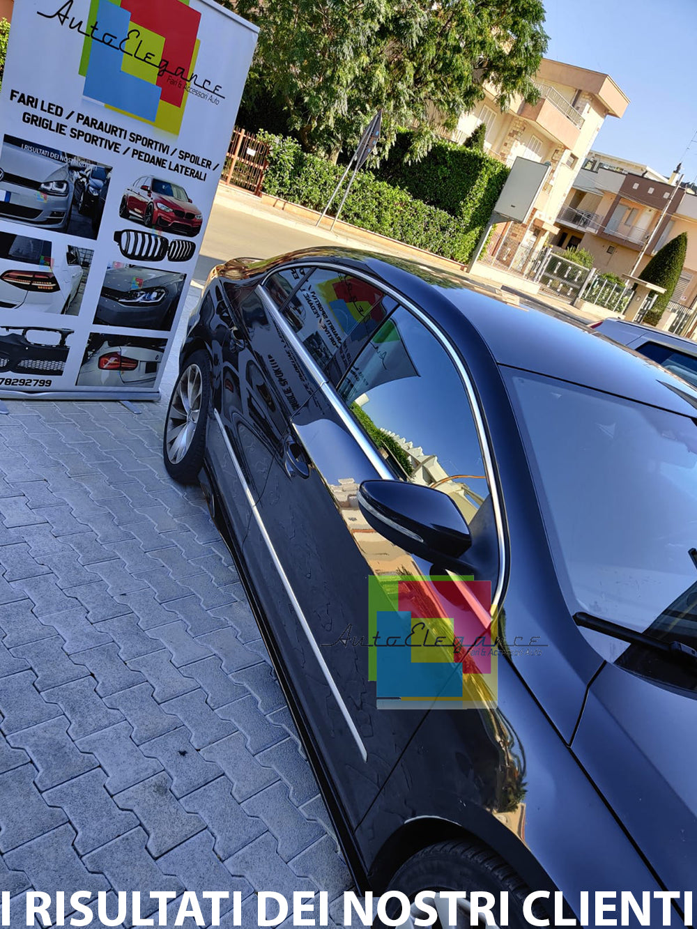 VW PASSAT CC SPLITTER SOTTO MINIGONNE LATERALI SOTTOPORTA SPORTIVI ABS