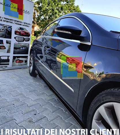 VW PASSAT CC SPLITTER SOTTO MINIGONNE LATERALI SOTTOPORTA SPORTIVI ABS