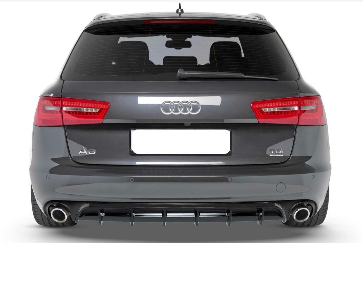 LOOK DIFFUSER S6 RS6 AUDI A6 C7 4G 2011-2014 AVANT SEDAN REAR SPOILER