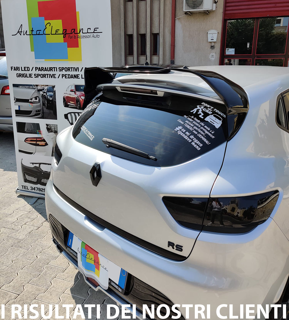 RENAULT CLIO 4 IV 2012-2019 SPOILER POSTERIORE SUL TETTO LOOK SPORTIVO RS