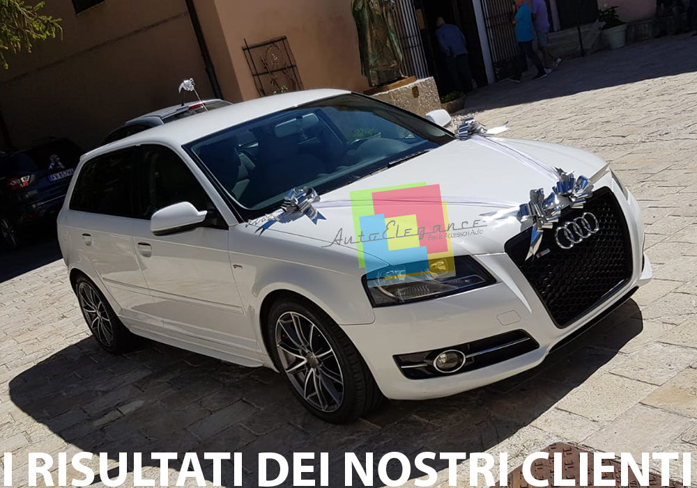 SIDE SKIRTS AUDI A3 8P 2005-2012 SPORTBACK LOOK SLINE UNDER DOOR ABS 