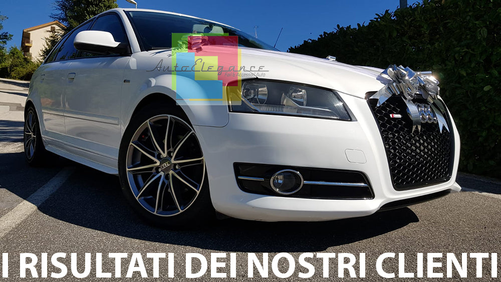 SIDE SKIRTS AUDI A3 8P 2005-2012 SPORTBACK LOOK SLINE UNDER DOOR ABS 