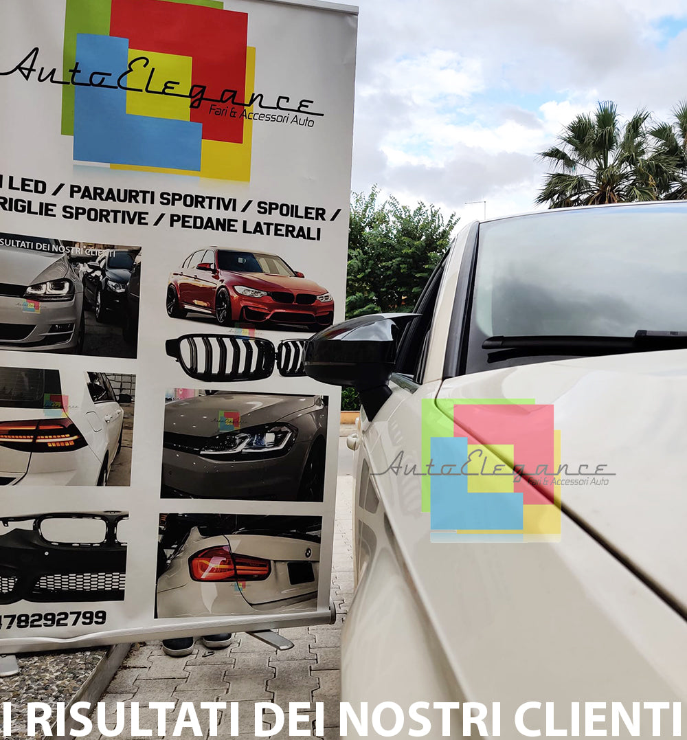 CALOTTE ADESIVE SPECCHI AUDI A3 8V 2012+ SPECCHIETTI RETROVISORI NERO LUCIDO RS3 AUTOELEGANCERICAMBI