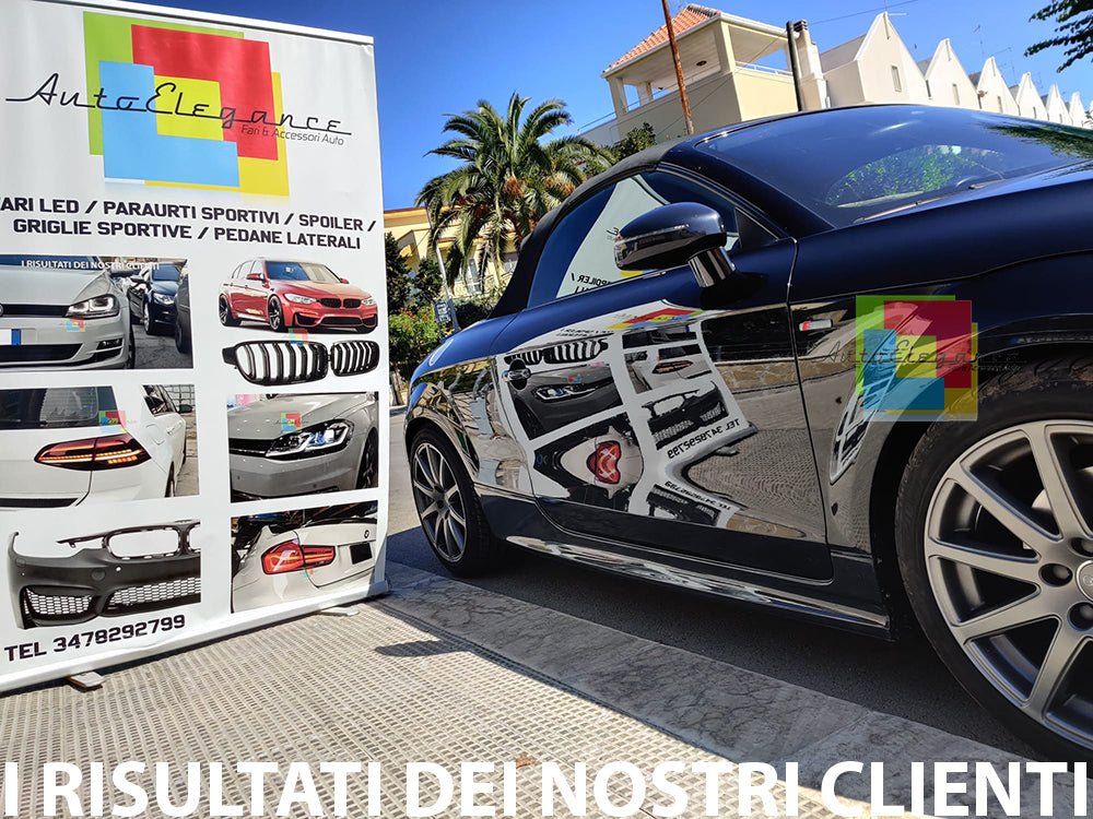 AUDI TT 8J 2006-2014 MINIGONNE LATERALI SOTTO PORTA ABS LOOK TTRS AUTOELEGANCERICAMBI