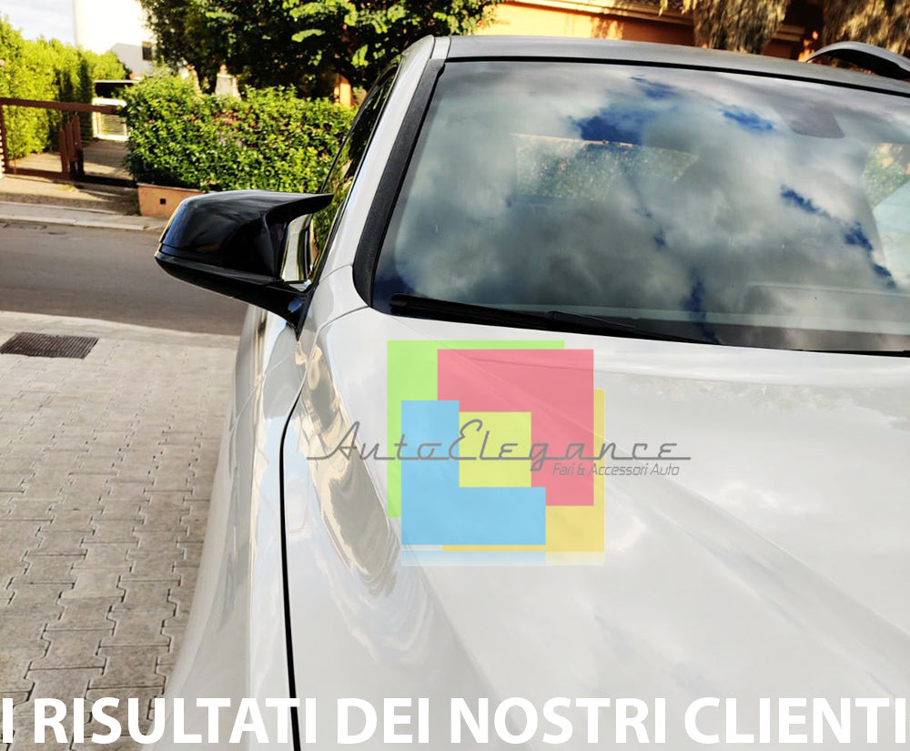 CALOTTE ADESIVE SPECCHI BMW 4 F32 F33 F36 SPECCHIETTI RETROVISORI NERO LUCIDO AUTOELEGANCERICAMBI