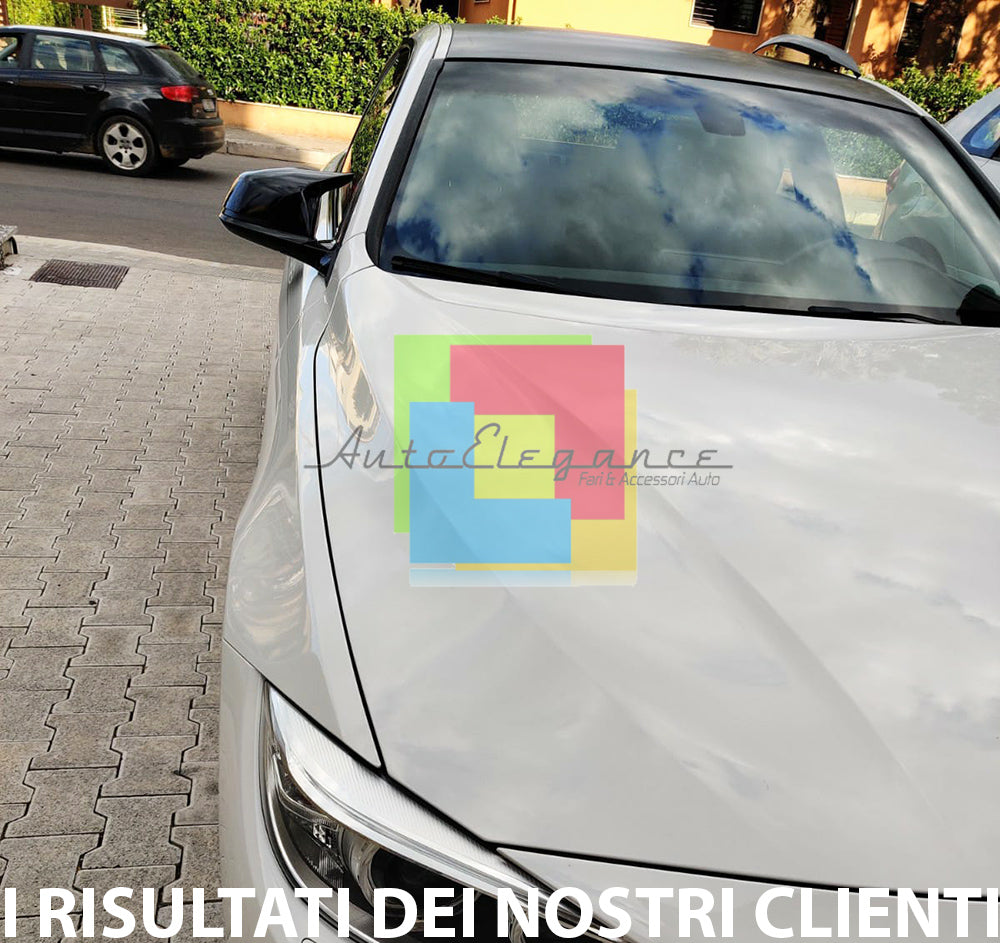 CALOTTE ADESIVE SPECCHI BMW 4 F32 F33 F36 SPECCHIETTI RETROVISORI NERO LUCIDO M4 AUTOELEGANCERICAMBI
