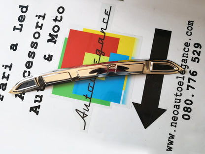 STAINLESS STEEL UNDER BUMPER HYUNDAI I20 2015 ONWARDS CHROME REAR DIFFUSER