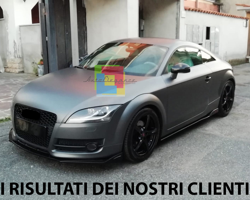 GRIGLIA ANTERIORE BORDO NERO AUDI TT 8J 2006-2014 CALANDRA RSTT NIDO D&apos;APE .-