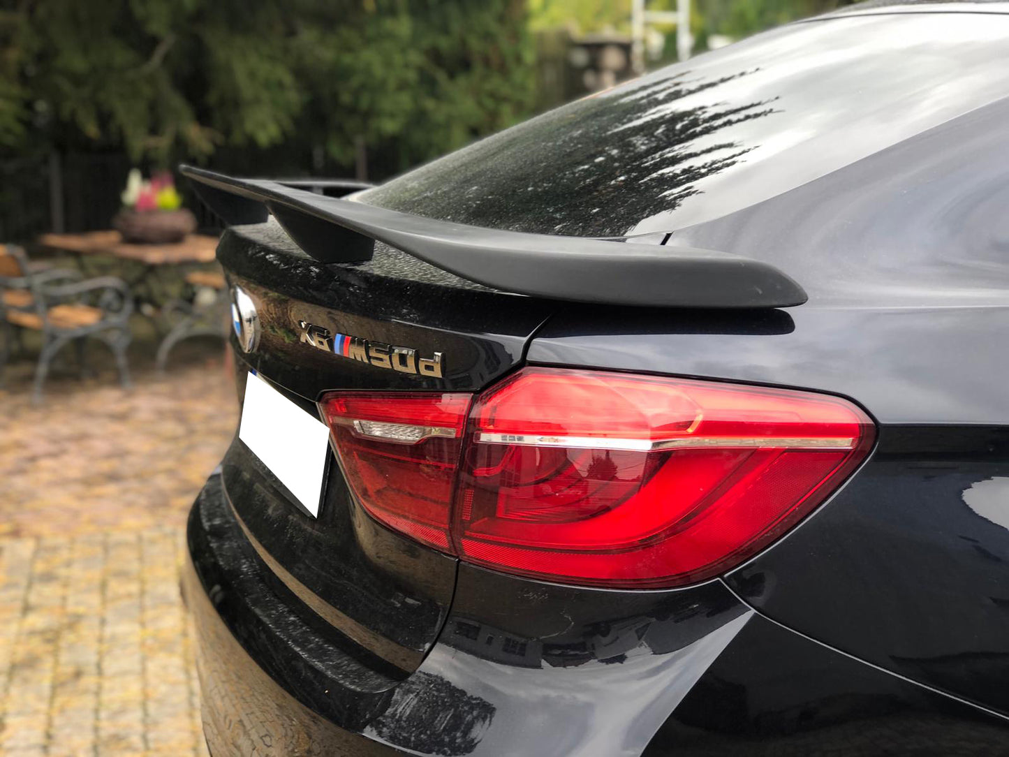 REAR BONNET SPOILER FOR BMW X6 F16 2014-2019 TUNING LOOK