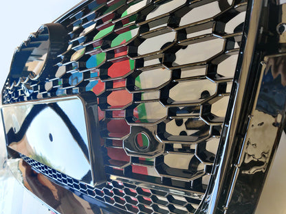 AUDI A5 2016+ GRIGLIA ANTERIORI NIDO D'APE NERA RS5 CALANDRA SPORTIVA AUTOELEGANCERICAMBI