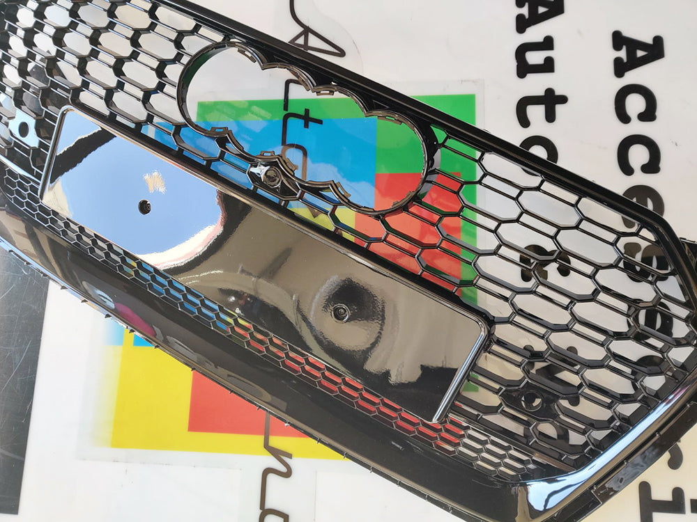 AUDI A5 2016+ GRIGLIA ANTERIORI NIDO D'APE NERA RS5 CALANDRA SPORTIVA AUTOELEGANCERICAMBI