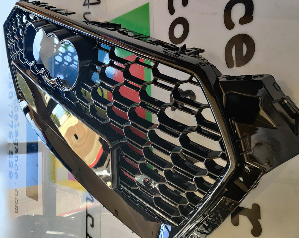 AUDI A5 2016+ GRIGLIA ANTERIORI NIDO D'APE NERA RS5 CALANDRA SPORTIVA AUTOELEGANCERICAMBI