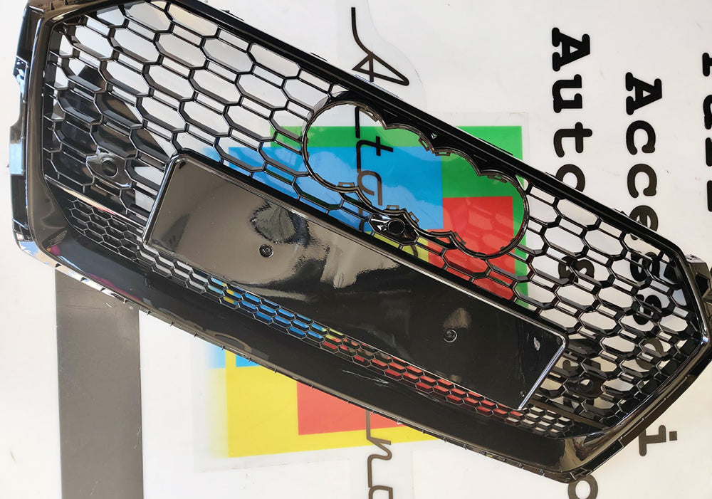 AUDI A5 2016+ GRIGLIA ANTERIORI NIDO D'APE NERA RS5 CALANDRA SPORTIVA AUTOELEGANCERICAMBI