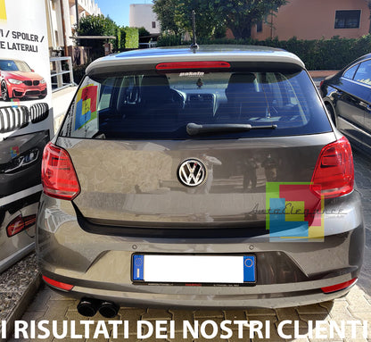 ALETTONE PER VW POLO 6R 2009+ SPOILER POSTERIORE SUL TETTO LOOK GTI - ABS - AUTOELEGANCERICAMBI