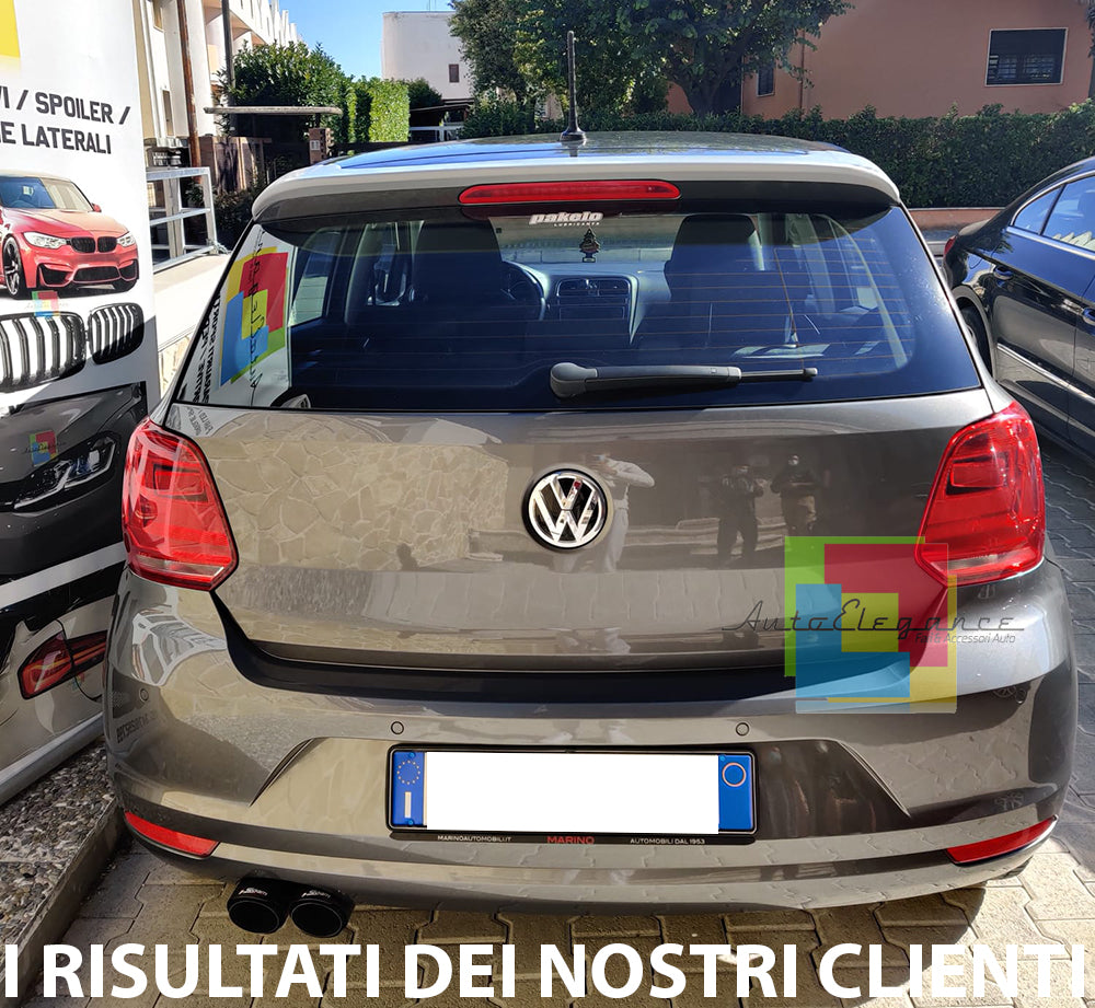 ALETTONE VW POLO 6R 2009+ SPOILER POSTERIORE SUL TETTO LOOK R LINE - NON PER GTI AUTOELEGANCERICAMBI