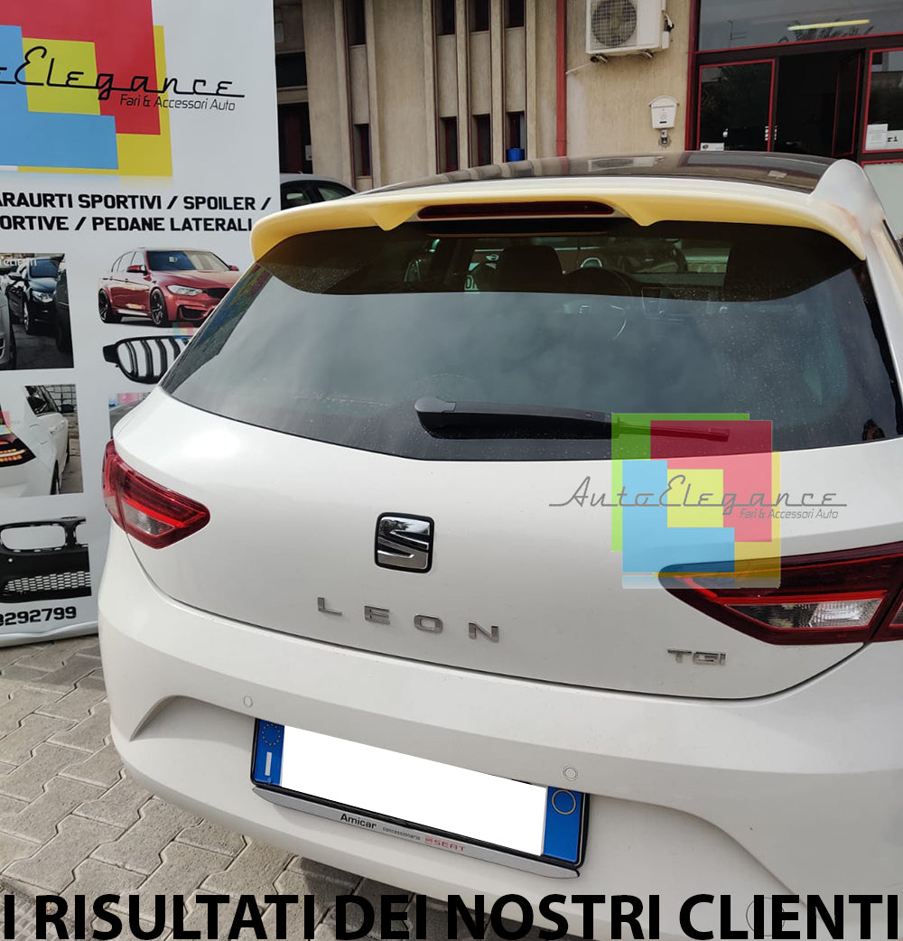 SEAT LEON 5F 5 PORTE 2012+ SPOILER SUL TETTO POSTERIORE SPORTIVO ABS -.-