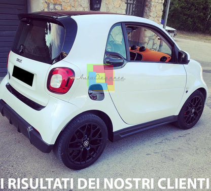 SMART FORTWO 453 2014+ SPOILER DIFFUSORE POSTERIORE ABS