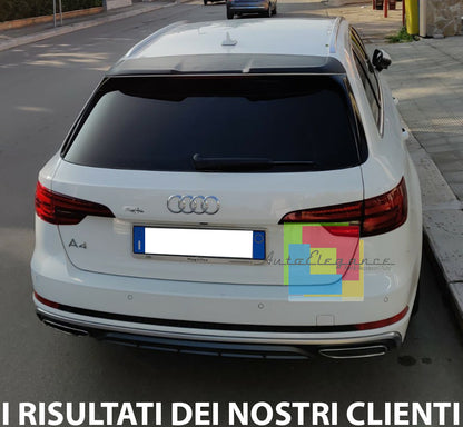 AUDI A4 B9 2015-2020 AVANT SPOILER POSTERIORE SUL TETTO LOOK RS4 AUTOELEGANCERICAMBI