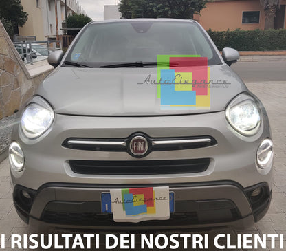 LAMPADE H4 ANABBAGLIANTI ABBAGLIANTI A LED FIAT 500X CANBUS 6000K BIANCO 16.000LM