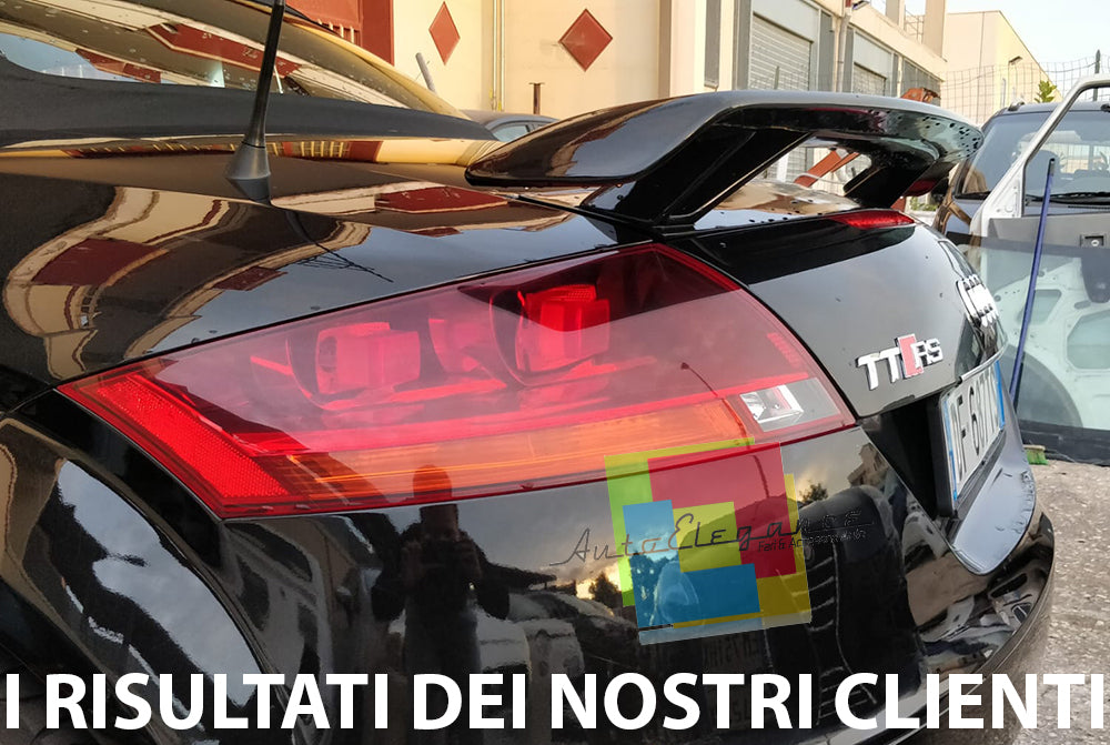 AUDI TT 8J 2006-2014 SPOILER POSTERIORE SUL COFANO LOOK TTS TTRS .1- AUTOELEGANCERICAMBI