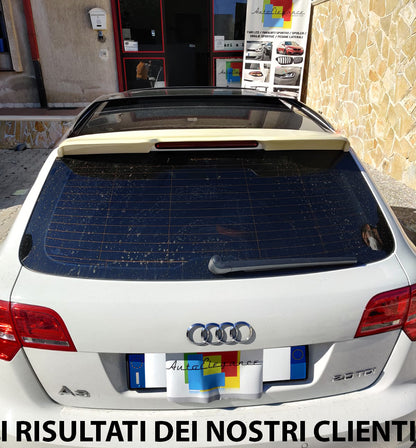 AUDI A3 8P 2005-2012 SPORTBACK SPOILER POSTERIORE ALETTONE SUL TETTO DESIGN RS3 AUTOELEGANCERICAMBI