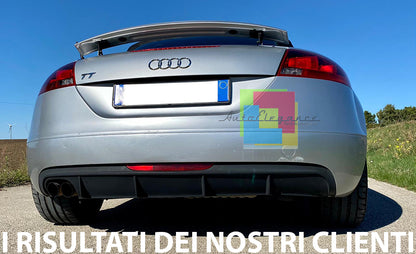 STT TTRS LOOK DIFFUSORE SOTTO PARAURTI POSTERIORE PER AUDI TT 8J 2006-2014 .-