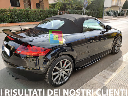 AUDI TT 8J 2006-2014 SPOILER POSTERIORE SUL COFANO LOOK TTS TTRS .1- AUTOELEGANCERICAMBI