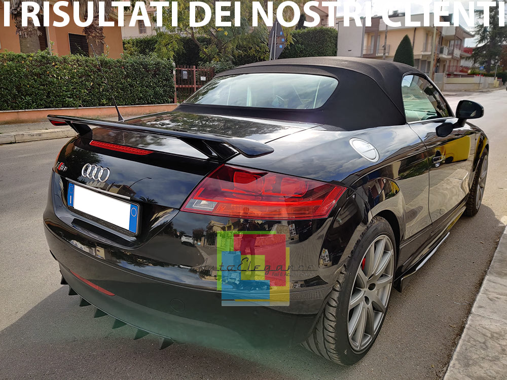 AUDI TT 8J 2006-2014 SPOILER POSTERIORE SUL COFANO LOOK TTS TTRS .1