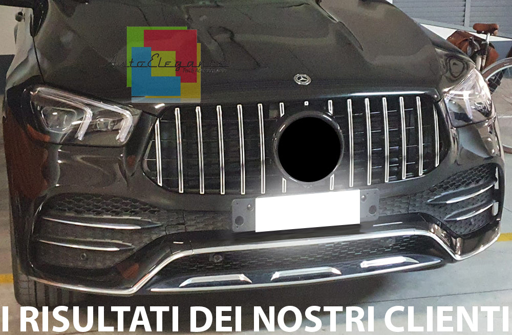 MERCEDES GLE W167 2019+ GRIGLIA ANTERIORE LOOK AMG PROFILI