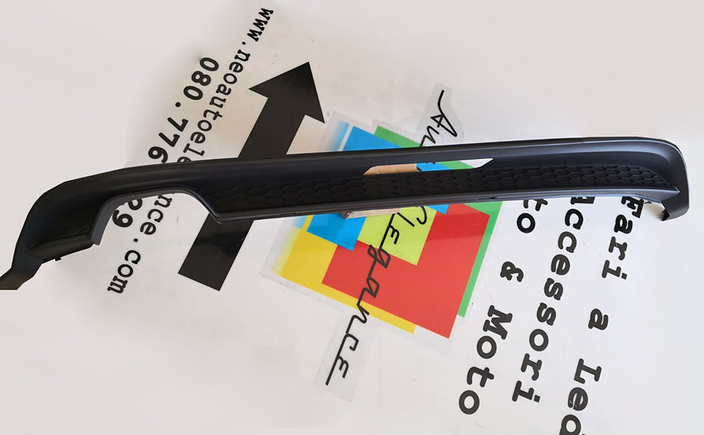 DIFFUSORE SOTTO PARAURTI VW GOLF VII 7.5 DAL 2017+ ESTRATTORE POSTERIORE GTI GTD